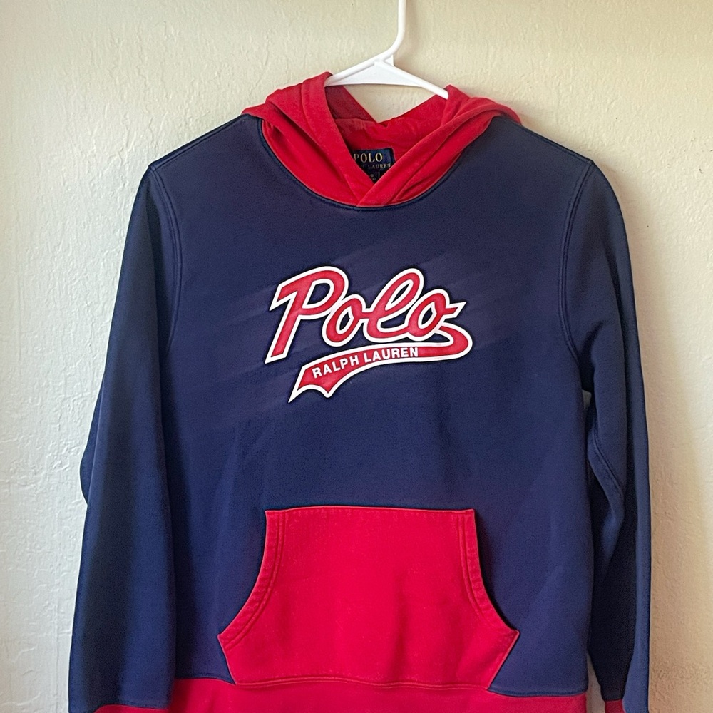 Polo by Ralph Lauren Red and Blue Hoodie